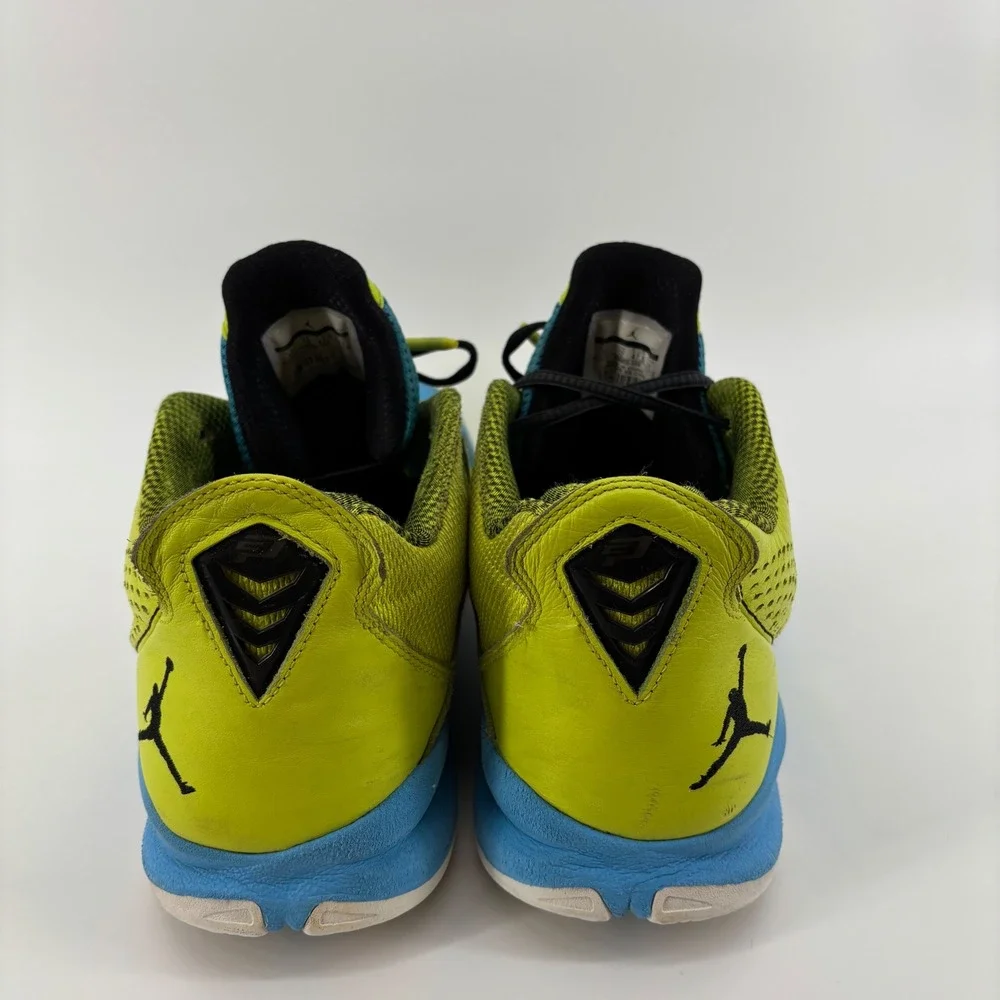 Good Jordan‎ CP3 VII AE Men Basketball Shoes 13 Blue Yellow Perforated Retro